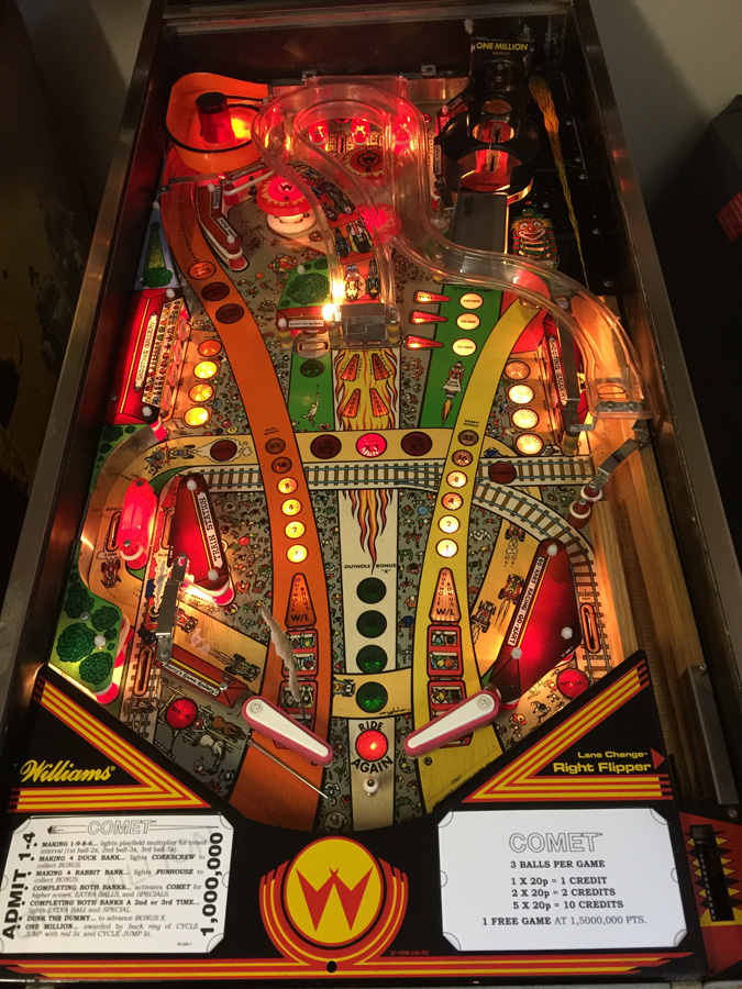 Sold Williams Comet pinball £600 Pinball info