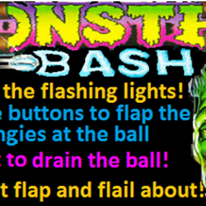 Monster Bash apron card