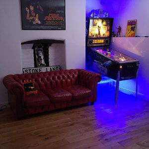 Basement gamesroom/mocap studio