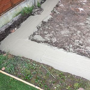 Concrete foundation