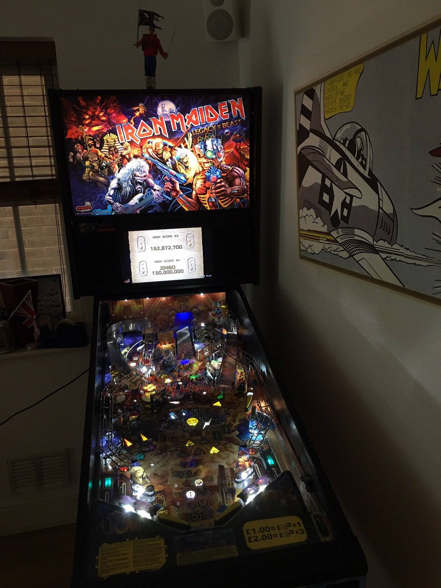 Iron Maiden Pro - bought from pinball heaven