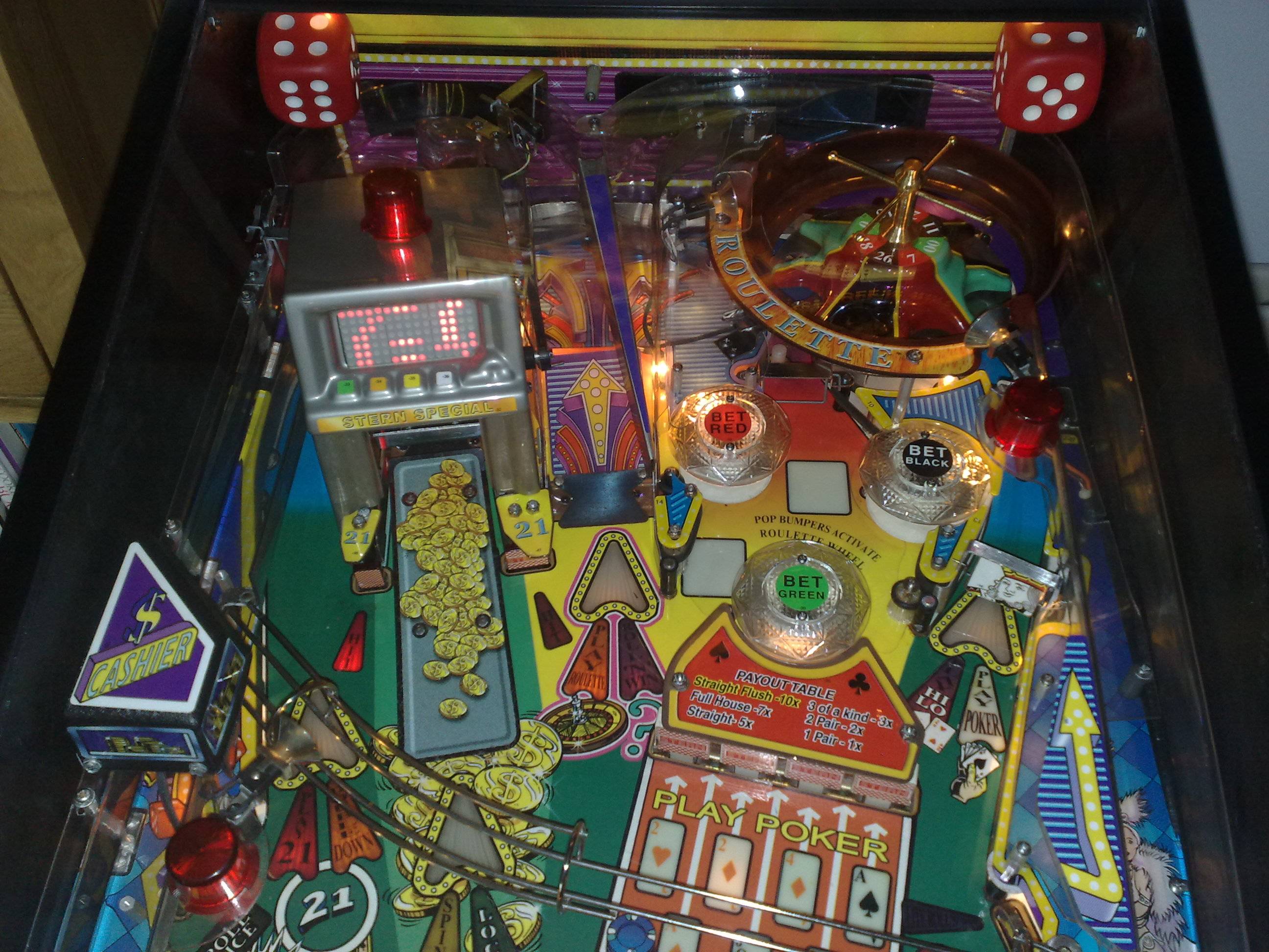 Playfield upper