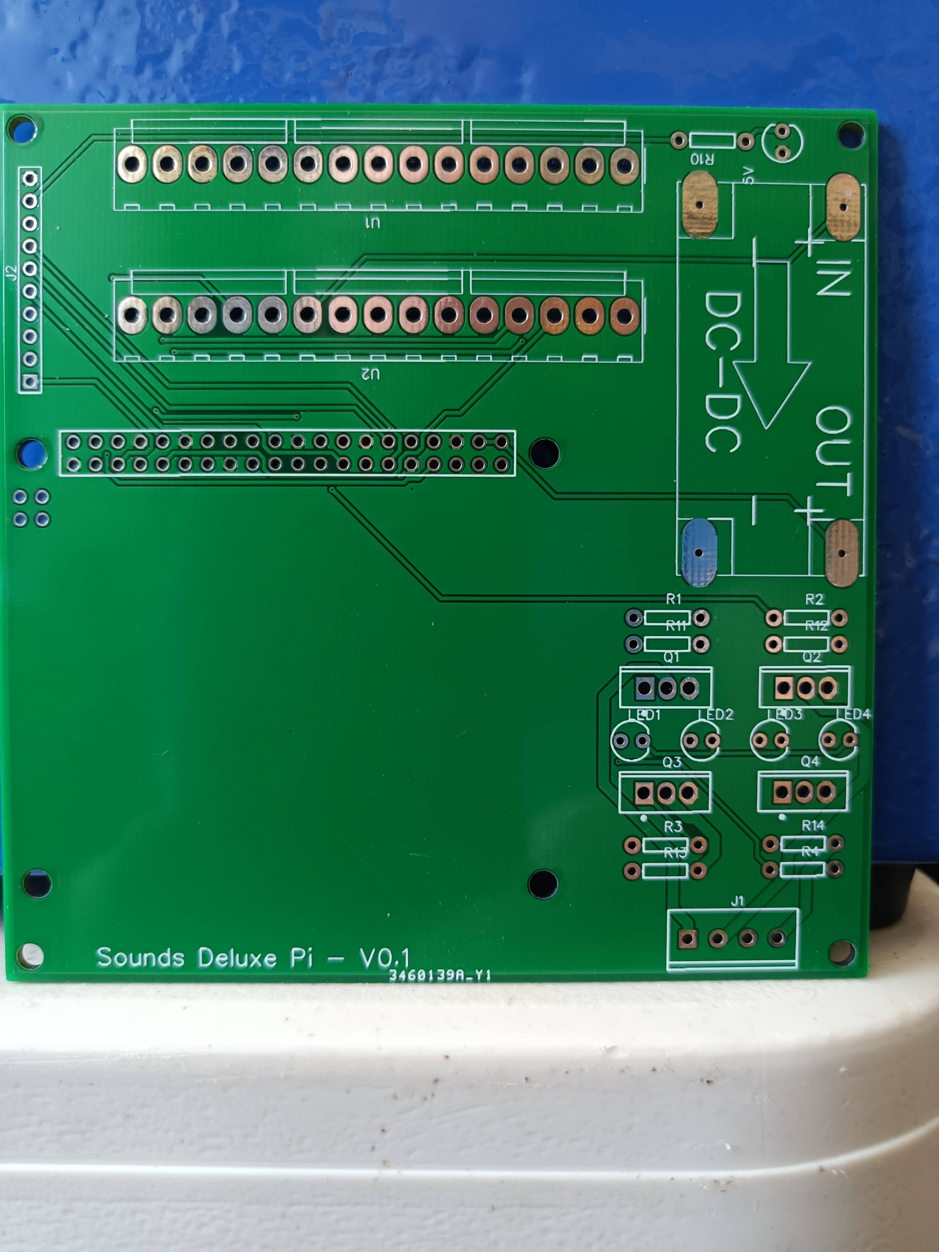 Sounds Deluxe experimental pcb